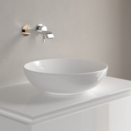 Villeroy & Boch 4A460001 - Tvättställ för bänkskiva LOOP&FRIENDS Ø 42 cm keramik/vit