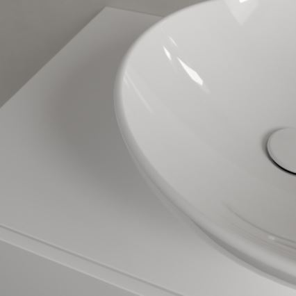 Villeroy & Boch 4A460001 - Tvättställ för bänkskiva LOOP&FRIENDS Ø 42 cm keramik/vit