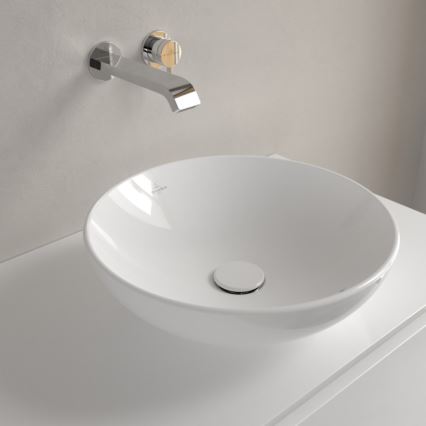 Villeroy & Boch 4A460001 - Tvättställ för bänkskiva LOOP&FRIENDS Ø 42 cm keramik/vit