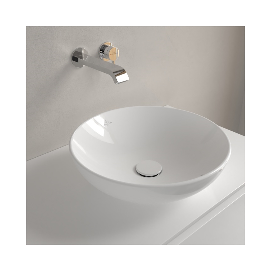 Villeroy & Boch 4A460001 - Tvättställ för bänkskiva LOOP&FRIENDS Ø 42 cm keramik/vit