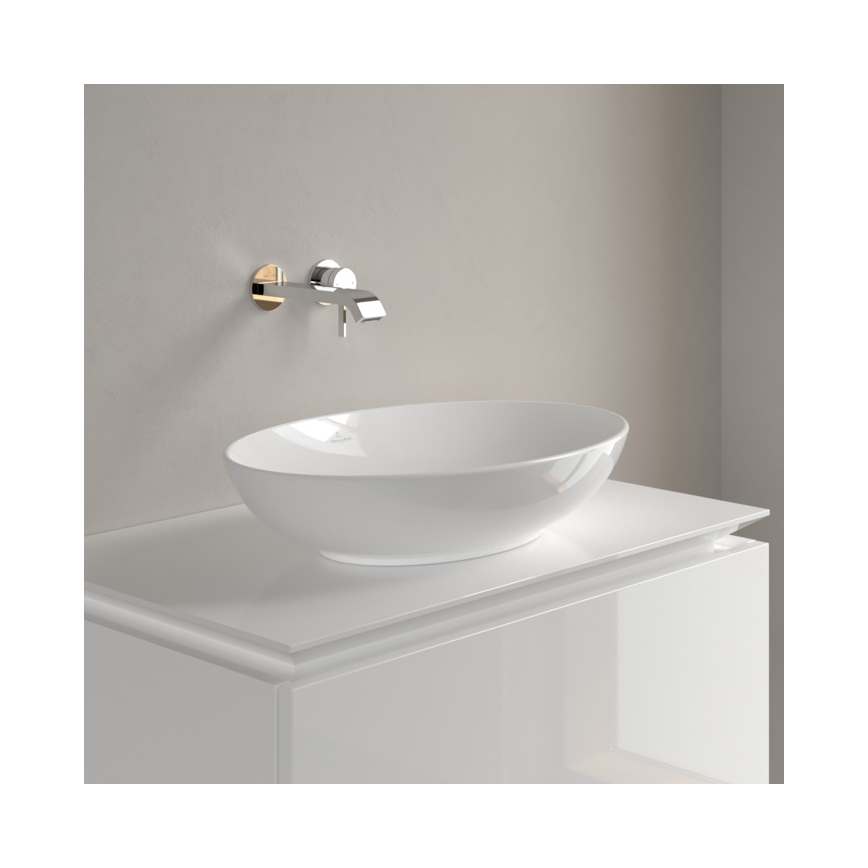 Villeroy & Boch 4A470001 - Tvättställ för bänkskiva LOOP&FRIENDS 56x38 cm keramik/vit