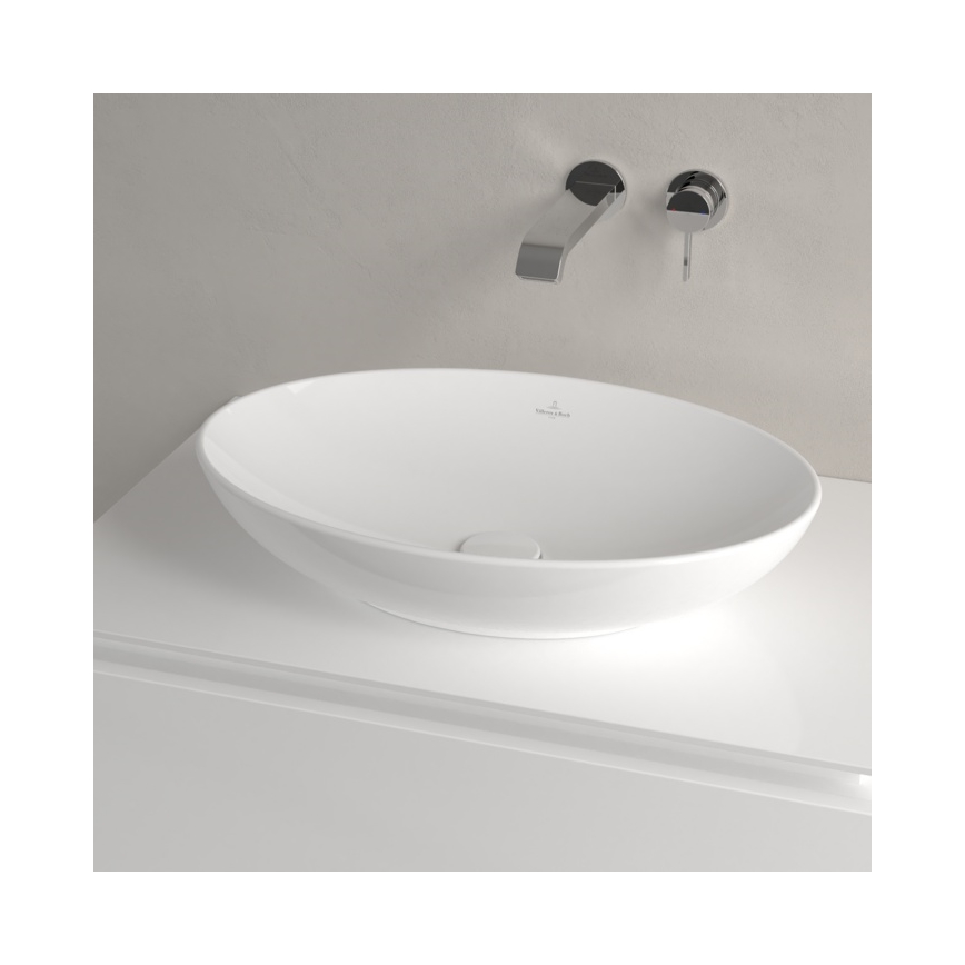Villeroy & Boch 4A470001 - Tvättställ för bänkskiva LOOP&FRIENDS 56x38 cm keramik/vit