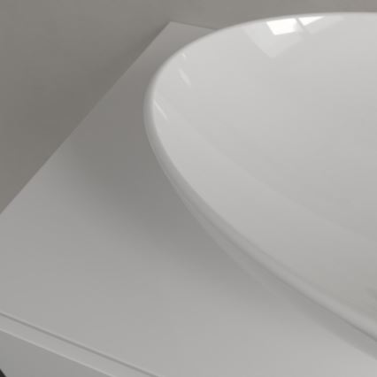 Villeroy & Boch 4A470001 - Tvättställ för bänkskiva LOOP&FRIENDS 56x38 cm keramik/vit