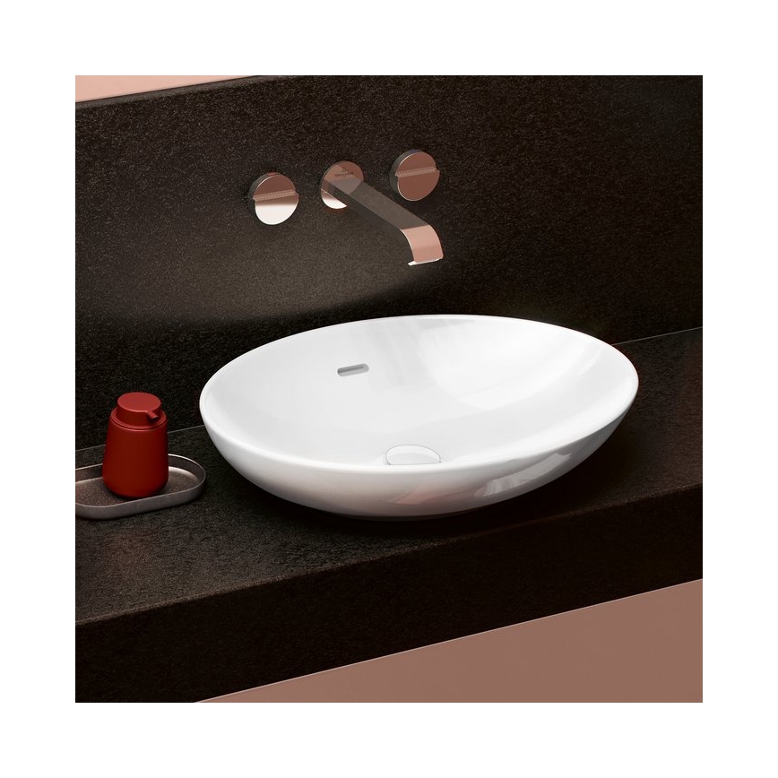 Villeroy & Boch 4A470001 - Tvättställ för bänkskiva LOOP&FRIENDS 56x38 cm keramik/vit