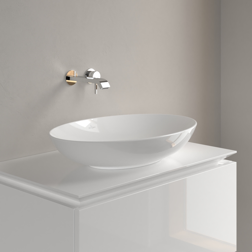 Villeroy & Boch 4A480001 - Tvättställ för bänkskiva LOOP&FRIENDS 62x42 cm keramik/vit