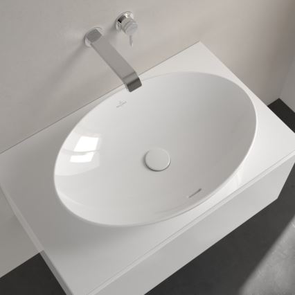 Villeroy & Boch 4A480001 - Tvättställ för bänkskiva LOOP&FRIENDS 62x42 cm keramik/vit