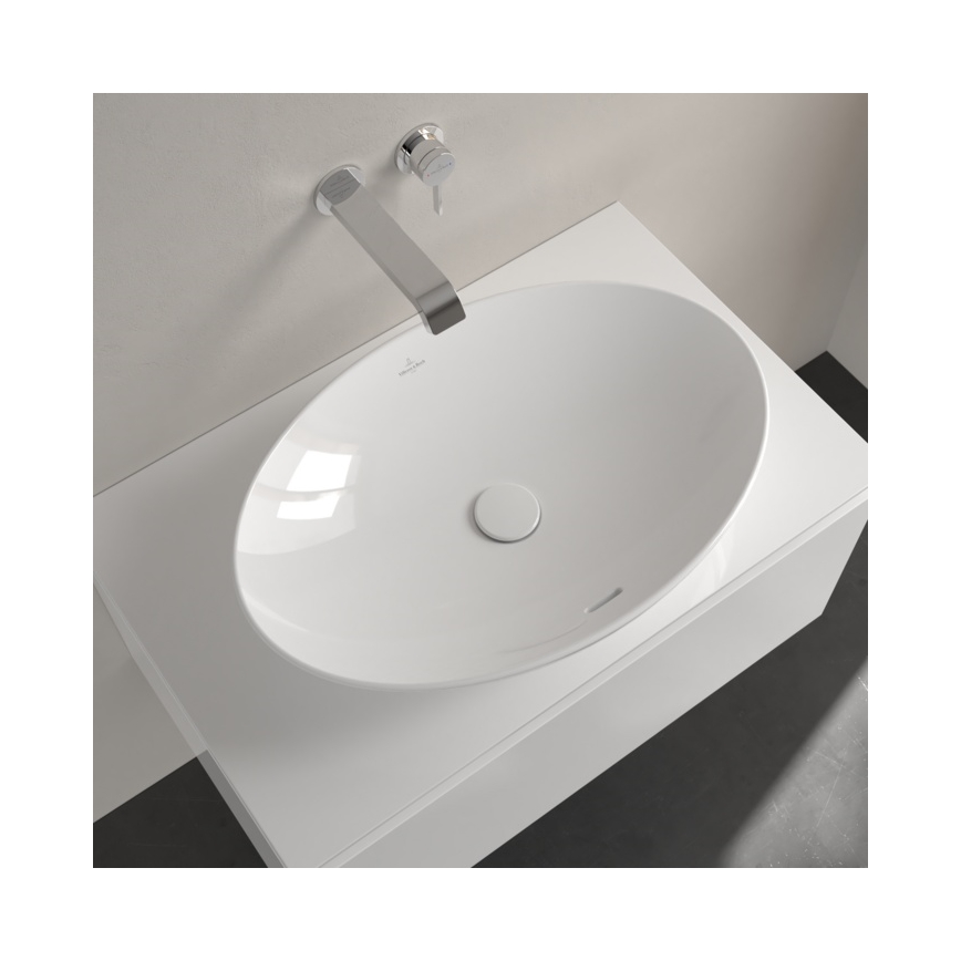 Villeroy & Boch 4A480001 - Tvättställ för bänkskiva LOOP&FRIENDS 62x42 cm keramik/vit