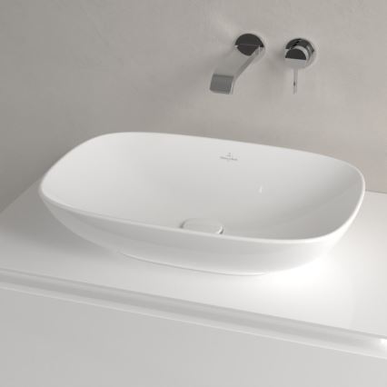 Villeroy & Boch 4A490001 - LOOP&FRIENDS tvättställ för bänkskiva 56x38 cm keramik/vit