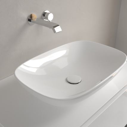 Villeroy & Boch 4A490001 - LOOP&FRIENDS tvättställ för bänkskiva 56x38 cm keramik/vit