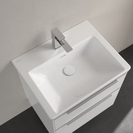 Villeroy & Boch 4A706001 - Vägghängt tvättställ SUBWAY 3.0 60x47 cm, keramik, vit