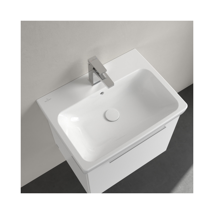 Villeroy & Boch 4A876001 - Väggmonterat tvättställ ARCHITECTURA 60x45 cm keramik/vit