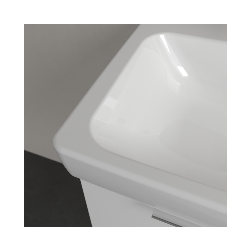 Villeroy & Boch 4A876001 - Väggmonterat tvättställ ARCHITECTURA 60x45 cm keramik/vit