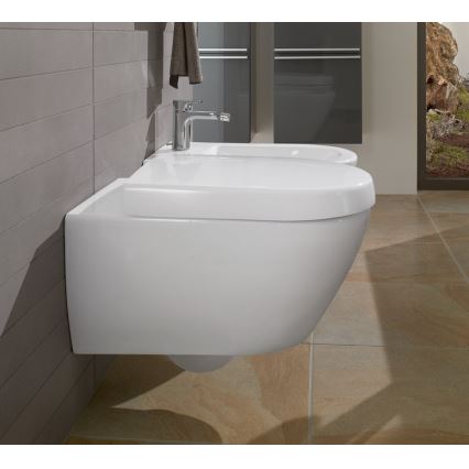 Villeroy & Boch 54000001 - Väggmonterad bidé SUBWAY 2.0 37x56 cm keramik/vit