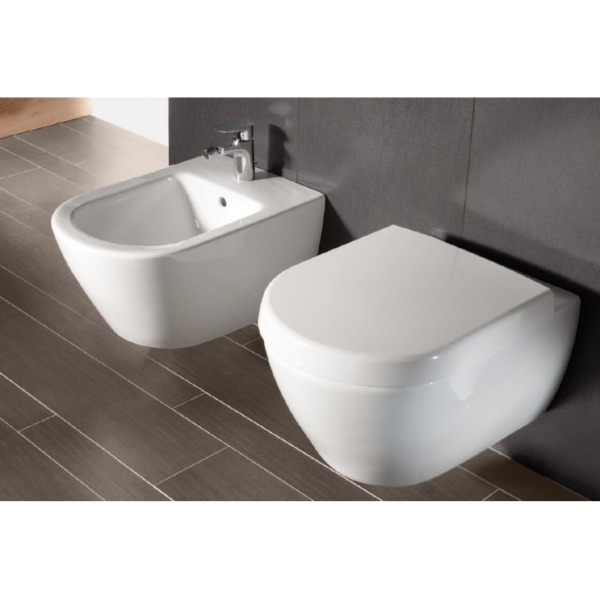 Villeroy & Boch 54000001 - Väggmonterad bidé SUBWAY 2.0 37x56 cm keramik/vit