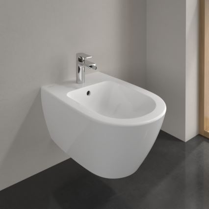 Villeroy & Boch 540000R1 - Väggmonterad bidé SUBWAY 2.0 37 x 56,5 cm keramik/vit