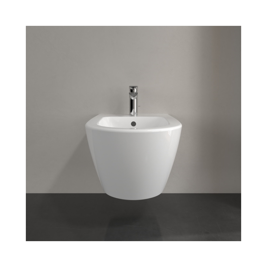 Villeroy & Boch 540000R1 - Väggmonterad bidé SUBWAY 2.0 37 x 56,5 cm keramik/vit
