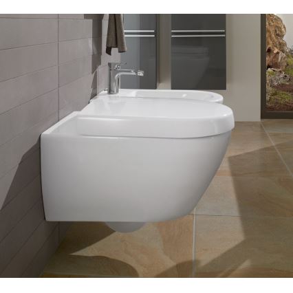 Villeroy & Boch 540000R1 - Väggmonterad bidé SUBWAY 2.0 37 x 56,5 cm keramik/vit