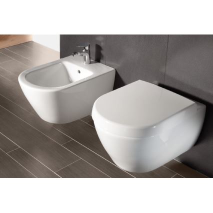 Villeroy & Boch 540000R1 - Väggmonterad bidé SUBWAY 2.0 37 x 56,5 cm keramik/vit