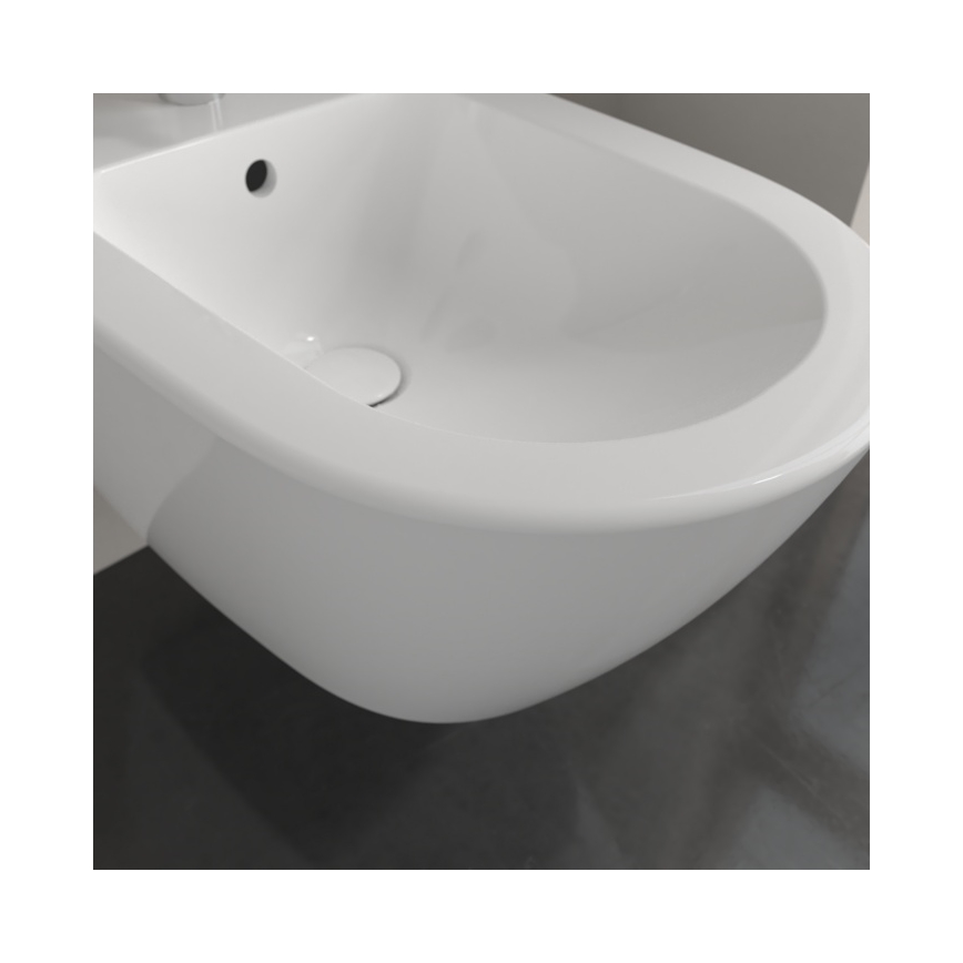 Villeroy & Boch 540000R1 - Väggmonterad bidé SUBWAY 2.0 37 x 56,5 cm keramik/vit