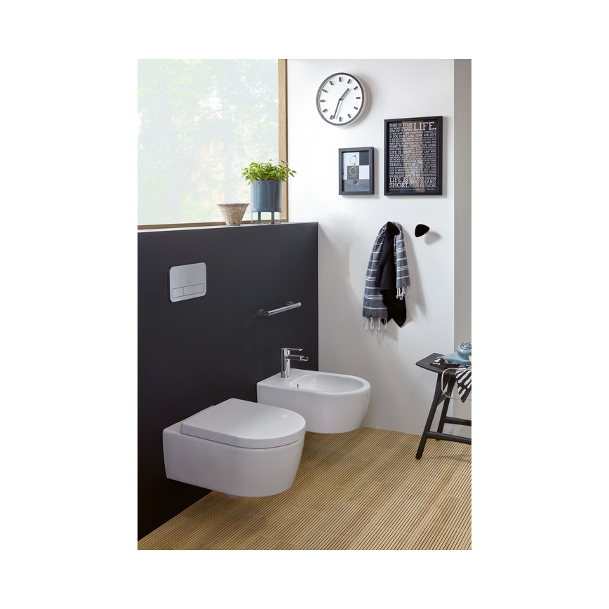Villeroy & Boch 54050001 - Väggmonterad bidé AVENTO keramik/vit