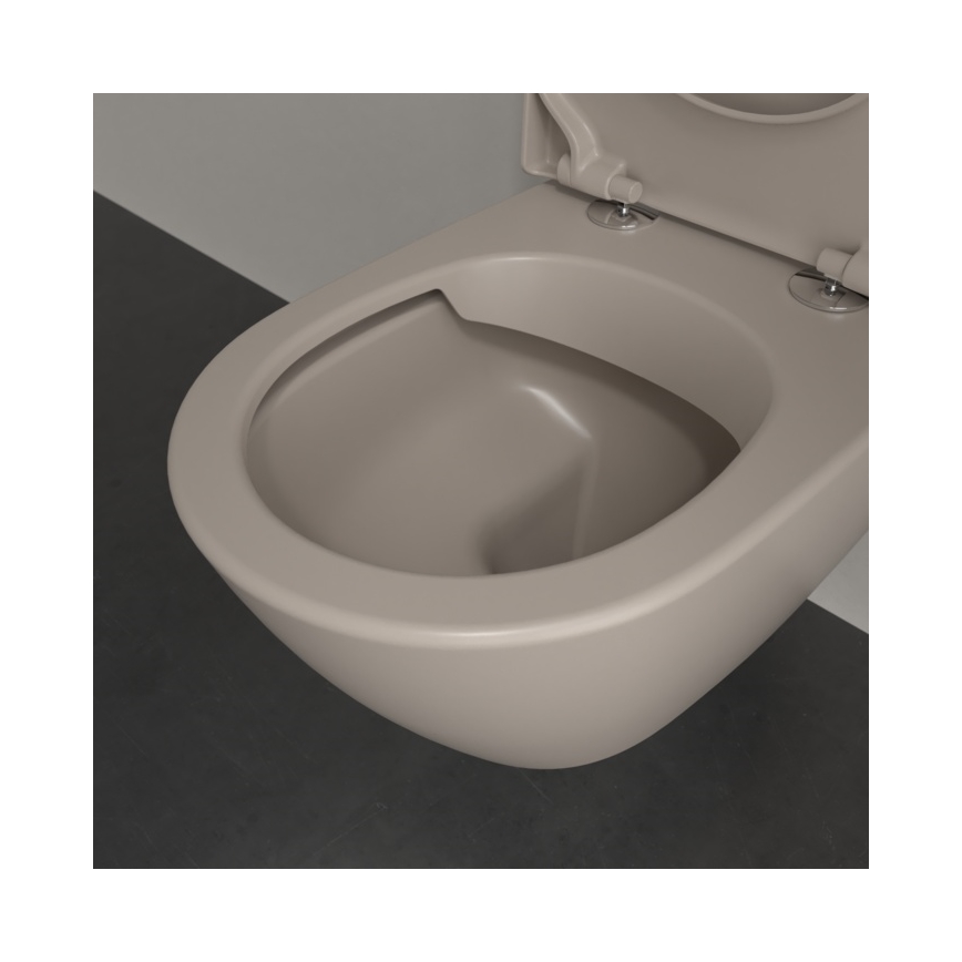 Villeroy & Boch 5614R0AM - Vägghängd WC SUBWAY 2.0 keramik/beige