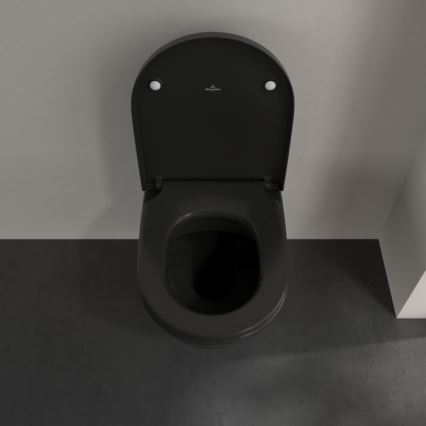 Villeroy & Boch 5614R0R7 - Vägghängd WC SUBWAY keramik/svart