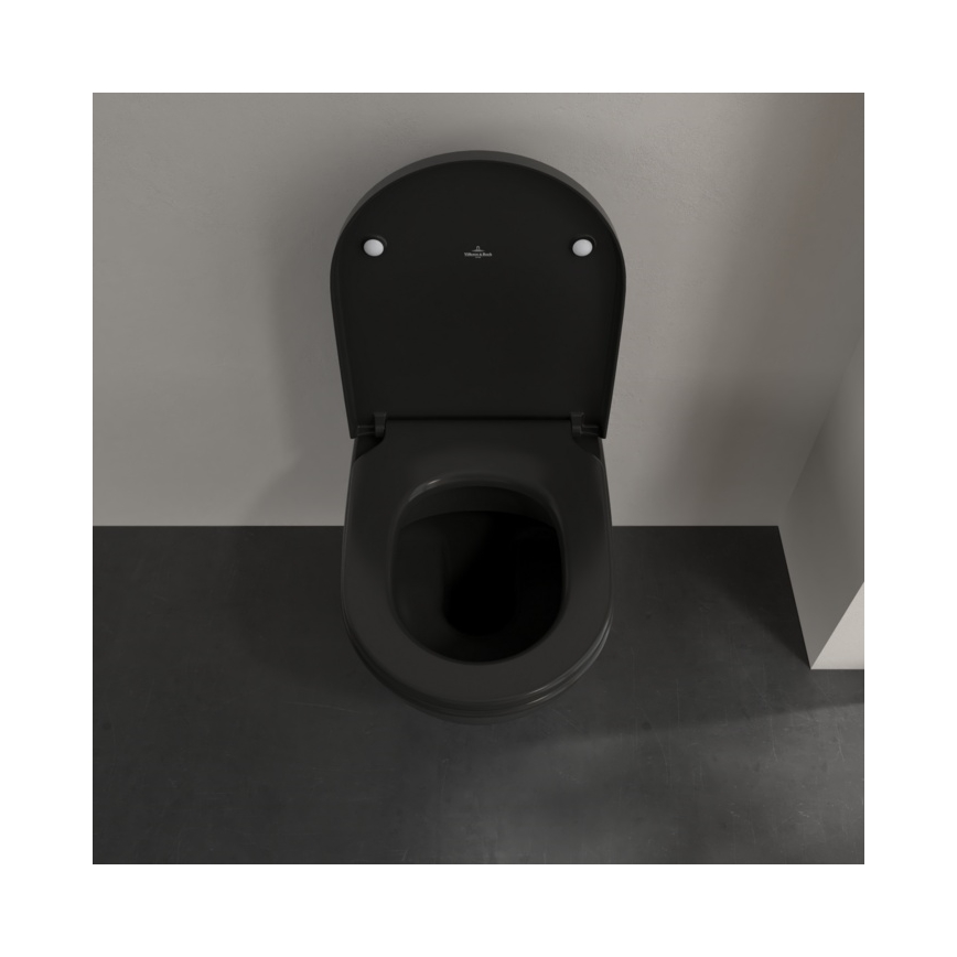 Villeroy & Boch 5614R0R7 - Vägghängd WC SUBWAY keramik/svart