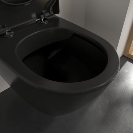 Villeroy & Boch 5614R0R7 - Vägghängd WC SUBWAY keramik/svart