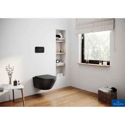 Villeroy & Boch 5614R0R7 - Vägghängd WC SUBWAY keramik/svart