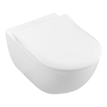 Villeroy & Boch 5614R201 - Vägghängd WC-stol med SoftClose-sits SUBWAY 2.0 keramik/vit