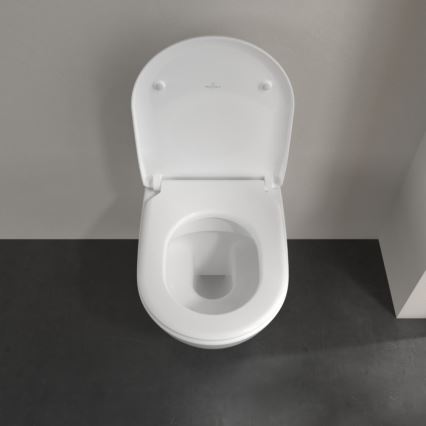 Villeroy & Boch 5614R201 - Vägghängd WC-stol med SoftClose-sits SUBWAY 2.0 keramik/vit