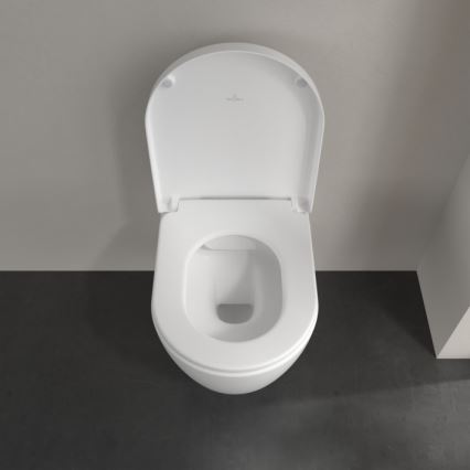 Villeroy & Boch 5656HRRW - Vägghängd WC med SoftClose-sits AVENTO, keramik/vit