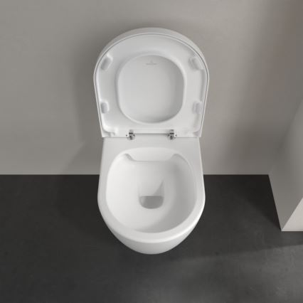 Villeroy & Boch 5656HRRW - Vägghängd WC med SoftClose-sits AVENTO, keramik/vit
