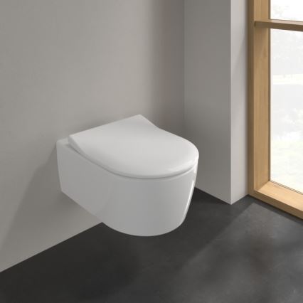 Villeroy & Boch 5656RS01 - Vägghängd WC med AVENTO SoftClose-sits, keramik/vit