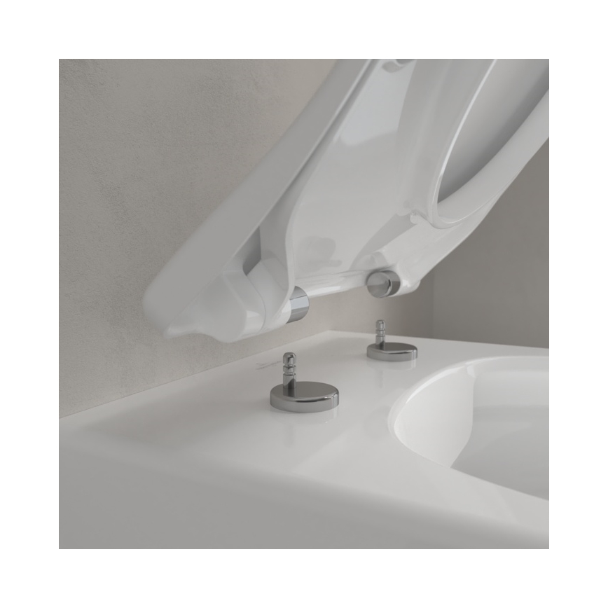 Villeroy & Boch 5656RS01 - Vägghängd WC med AVENTO SoftClose-sits, keramik/vit