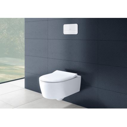 Villeroy & Boch 5656RS01 - Vägghängd WC med AVENTO SoftClose-sits, keramik/vit
