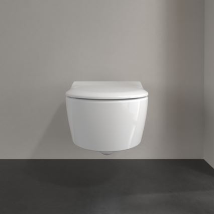 Villeroy & Boch 5656RSR1 - Vägghängd toalettstol med SoftClose-sits AVENTO, keramik/vit