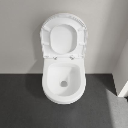 Villeroy & Boch 5684HR01 - Vägghängd WC med SoftClose-toalettsits ARCHITECTURA keramik/vit