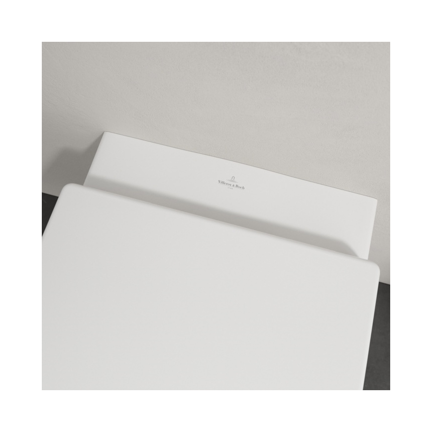 Villeroy & Boch 5684HR01 - Vägghängd WC med SoftClose-toalettsits ARCHITECTURA keramik/vit