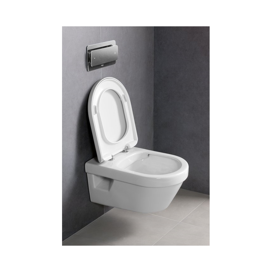 Villeroy & Boch 5684HR01 - Vägghängd WC med SoftClose-toalettsits ARCHITECTURA keramik/vit