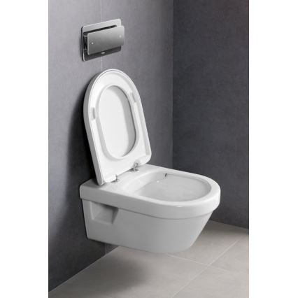 Villeroy & Boch 5684HRR1 - Vägghängd WC med SoftClose-sits ARCHITECTURA keramik/vit