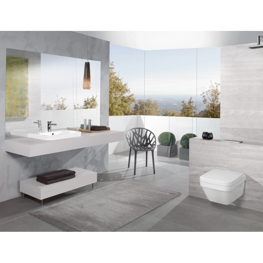 Villeroy & Boch 5685HR01 - Vägghängt WC med SoftClose-sits ARCHITECTURA keramik/vit