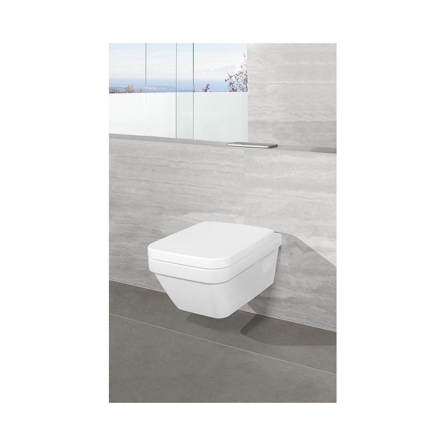 Villeroy & Boch 5685HR01 - Vägghängt WC med SoftClose-sits ARCHITECTURA keramik/vit
