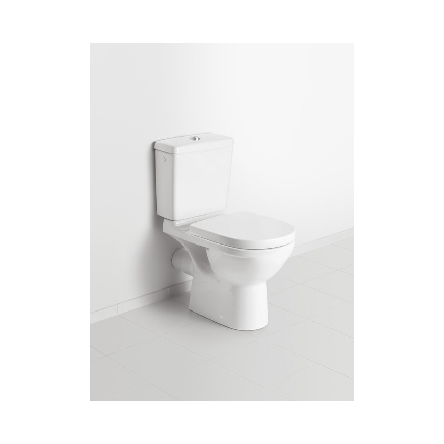 Villeroy & Boch 5760G101 - Spolcistern för kombi-WC O.NOVO, bak-/sidoinlopp, vit