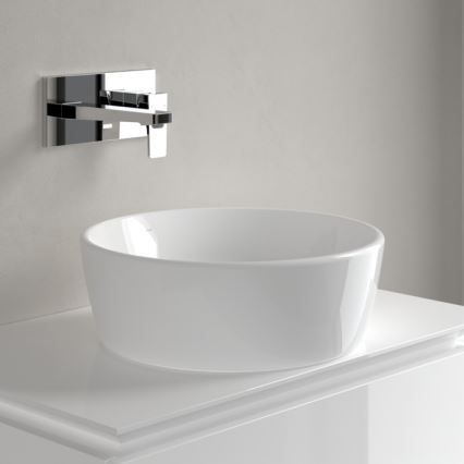 Villeroy & Boch 5A254501 - Tvättställ för bänkskiva ARCHITECTURA Ø 45 cm keramik/vit