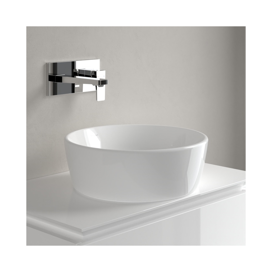 Villeroy & Boch 5A254501 - Tvättställ för bänkskiva ARCHITECTURA Ø 45 cm keramik/vit