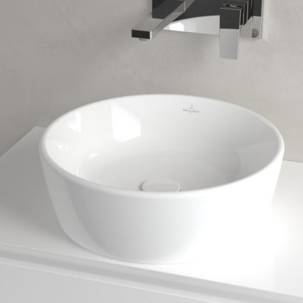 Villeroy & Boch 5A254501 - Tvättställ för bänkskiva ARCHITECTURA Ø 45 cm keramik/vit
