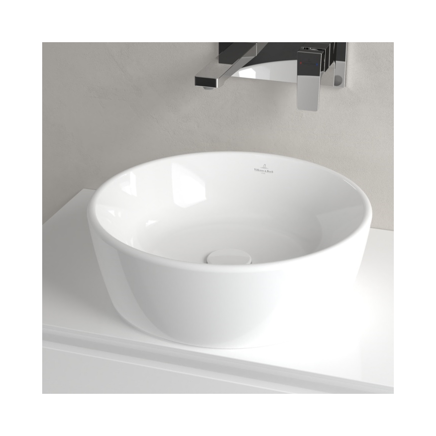 Villeroy & Boch 5A254501 - Tvättställ för bänkskiva ARCHITECTURA Ø 45 cm keramik/vit