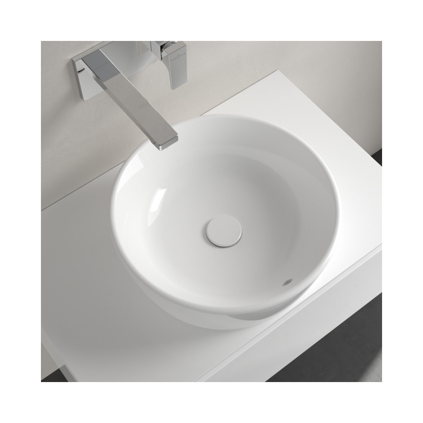 Villeroy & Boch 5A254501 - Tvättställ för bänkskiva ARCHITECTURA Ø 45 cm keramik/vit