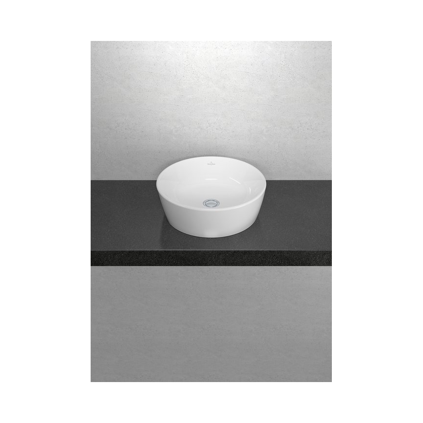 Villeroy & Boch 5A254501 - Tvättställ för bänkskiva ARCHITECTURA Ø 45 cm keramik/vit